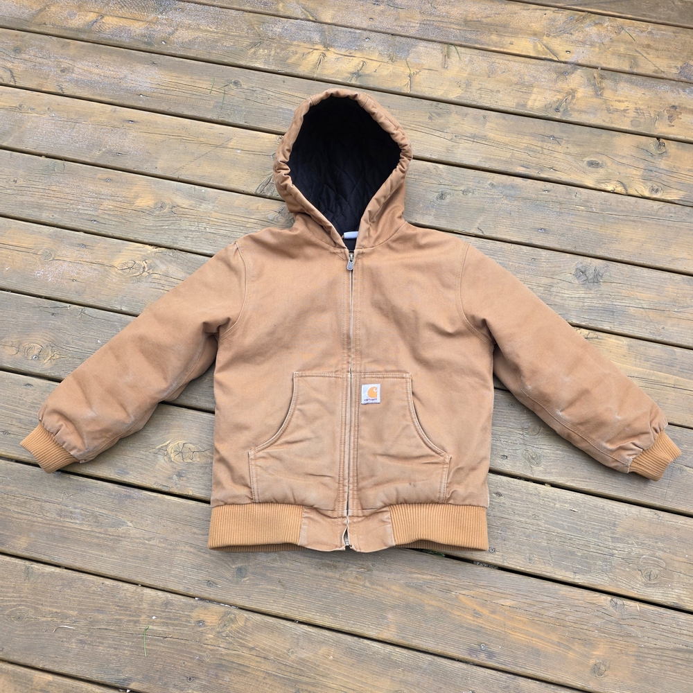 Carhartt Boys' Flannel Quilt Lined Active Jacket